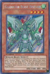 Gladiator Beast Bestiari [LCGX-EN237] Secret Rare | Exor Games Dartmouth