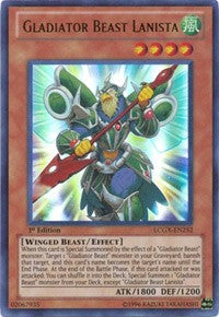 Gladiator Beast Lanista [LCGX-EN252] Ultra Rare | Exor Games Dartmouth