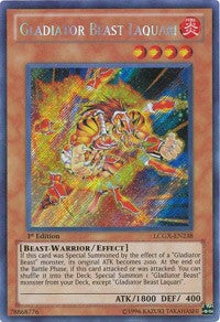 Gladiator Beast Laquari [LCGX-EN238] Secret Rare | Exor Games Dartmouth