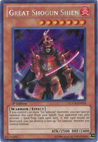 Great Shogun Shien [LCGX-EN233] Secret Rare | Exor Games Dartmouth