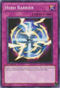 Hero Barrier [LCGX-EN108] Common | Exor Games Dartmouth