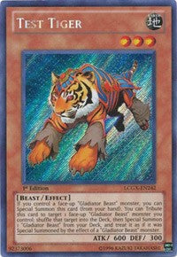 Test Tiger [LCGX-EN242] Secret Rare | Exor Games Dartmouth