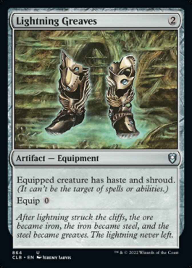 Lightning Greaves [Commander Legends: Battle for Baldur's Gate] | Exor Games Dartmouth