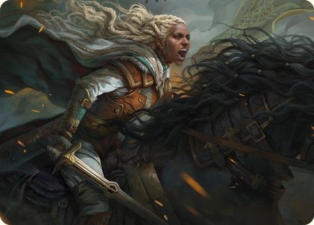 Eowyn, Fearless Knight Art Card [The Lord of the Rings: Tales of Middle-earth Art Series] | Exor Games Dartmouth