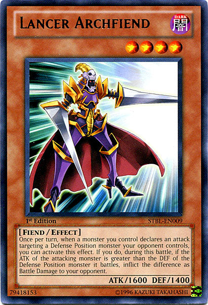 Lancer Archfiend [STBL-EN009] Rare | Exor Games Dartmouth