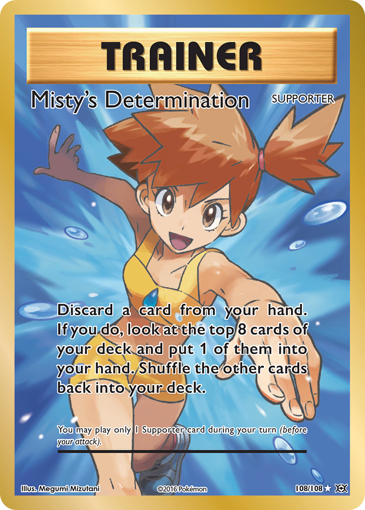 Misty's Determination (108/108) [XY: Evolutions] | Exor Games Dartmouth