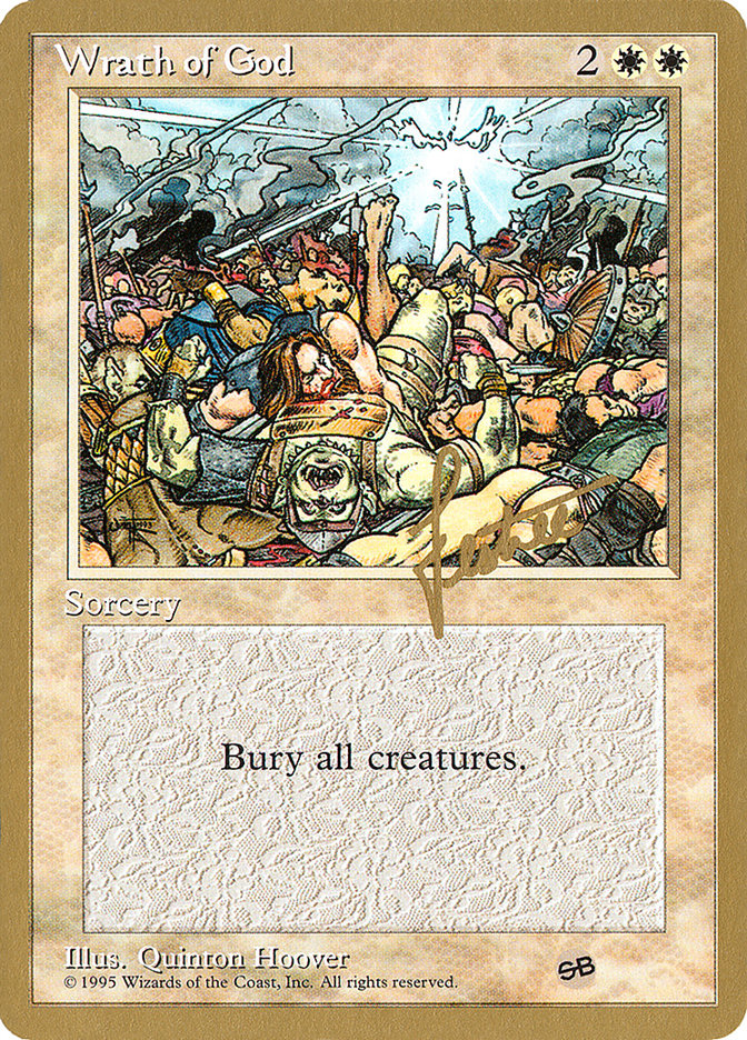 Wrath of God (Bertrand Lestree) (SB) [Pro Tour Collector Set] | Exor Games Dartmouth