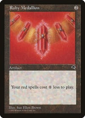 Ruby Medallion [Tempest] | Exor Games Dartmouth