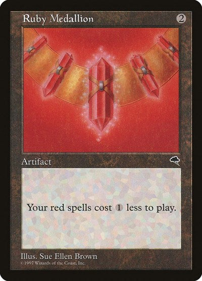 Ruby Medallion [Tempest] | Exor Games Dartmouth