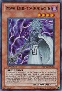 Snoww, Unlight of Dark World [SDGU-EN002] Super Rare | Exor Games Dartmouth