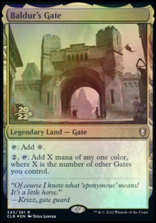 Baldur's Gate [Commander Legends: Battle for Baldur's Gate Prerelease Promos] | Exor Games Dartmouth