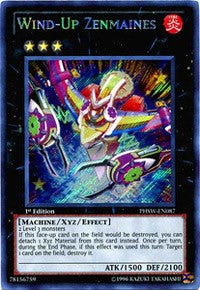 Wind-Up Zenmaines [PHSW-EN087] Secret Rare | Exor Games Dartmouth