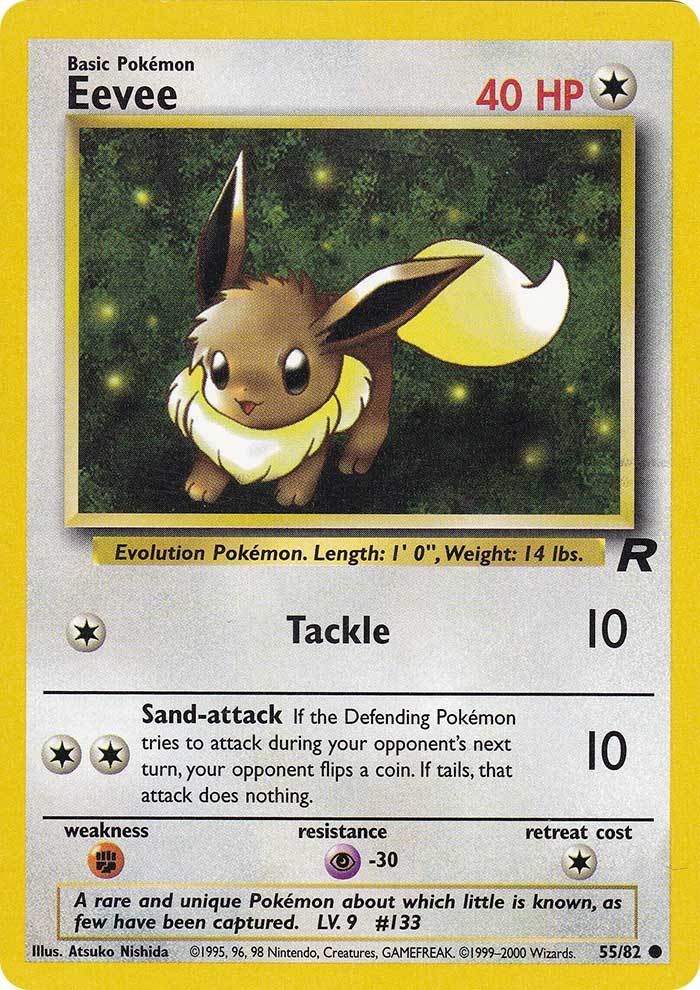 Eevee (55/82) [Team Rocket Unlimited] | Exor Games Dartmouth