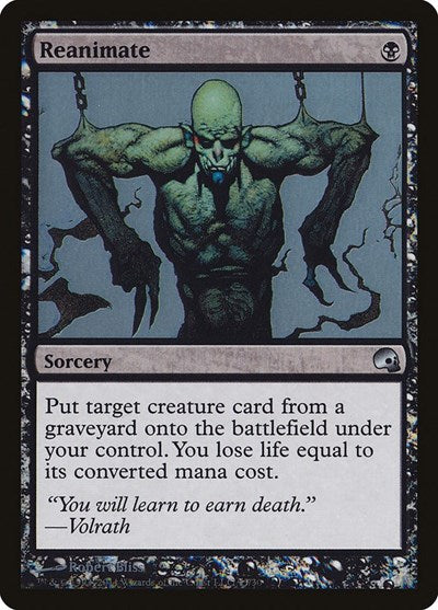 Reanimate [Premium Deck Series: Graveborn] | Exor Games Dartmouth