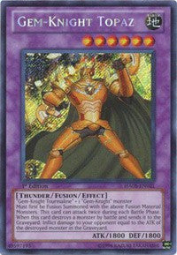 Gem-Knight Topaz [HA05-EN021] Secret Rare | Exor Games Dartmouth