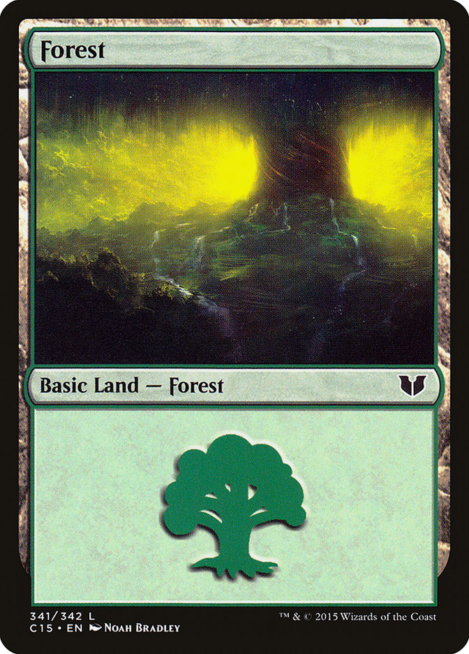 Forest (341) [Commander 2015] | Exor Games Dartmouth