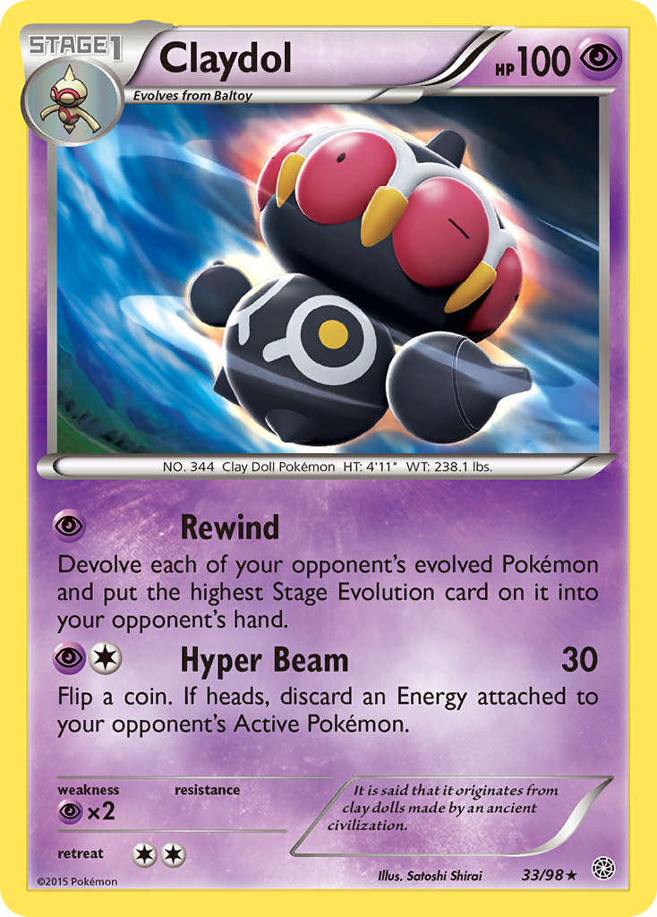 Claydol (33/98) [XY: Ancient Origins] | Exor Games Dartmouth