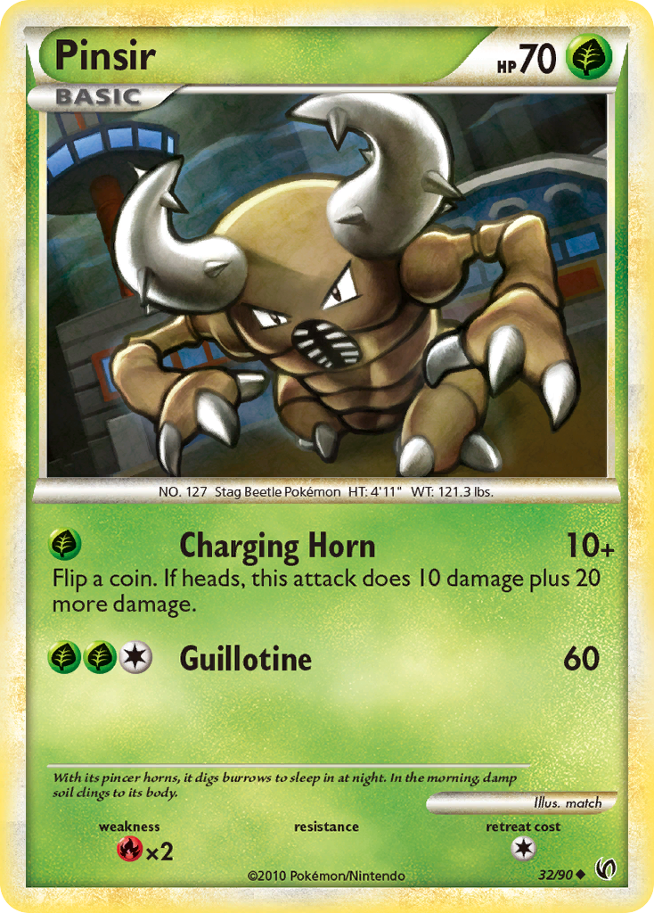 Pinsir (32/90) [HeartGold & SoulSilver: Undaunted] | Exor Games Dartmouth