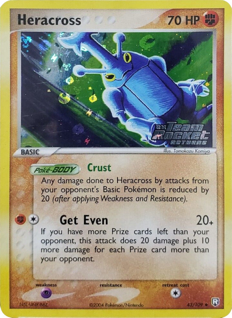 Heracross (43/109) (Stamped) [EX: Team Rocket Returns] | Exor Games Dartmouth