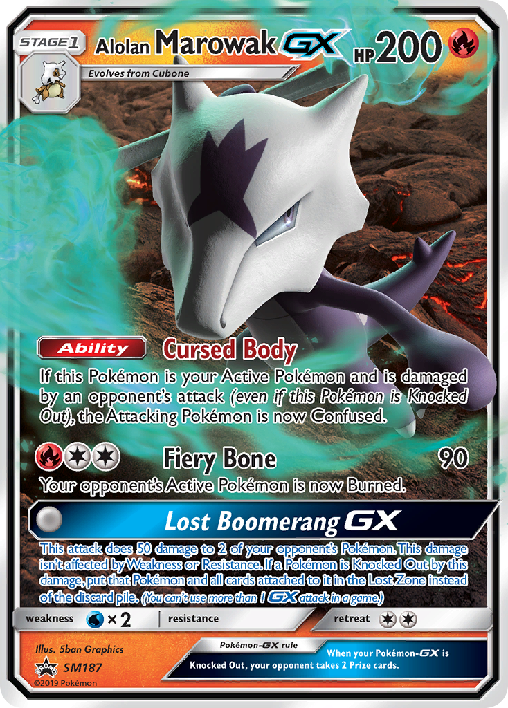 Alolan Marowak GX (SM187) [Sun & Moon: Black Star Promos] | Exor Games Dartmouth