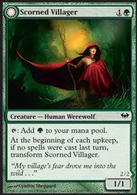 Scorned Villager // Moonscarred Werewolf [Dark Ascension] | Exor Games Dartmouth