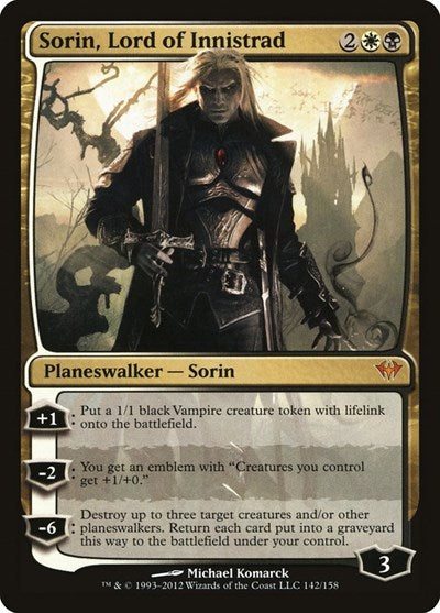 Sorin, Lord of Innistrad [Dark Ascension] | Exor Games Dartmouth