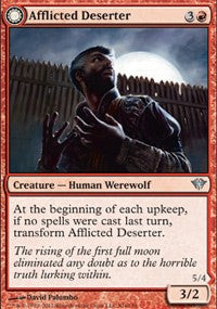 Afflicted Deserter // Werewolf Ransacker [Dark Ascension] | Exor Games Dartmouth