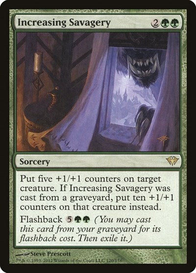 Increasing Savagery [Dark Ascension] | Exor Games Dartmouth