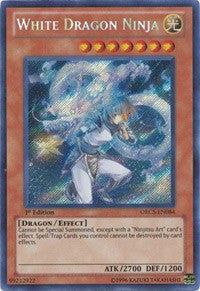 White Dragon Ninja [ORCS-EN084] Secret Rare | Exor Games Dartmouth