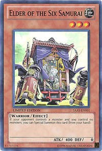 Elder of the Six Samurai [SAAS-EN001] Super Rare | Exor Games Dartmouth