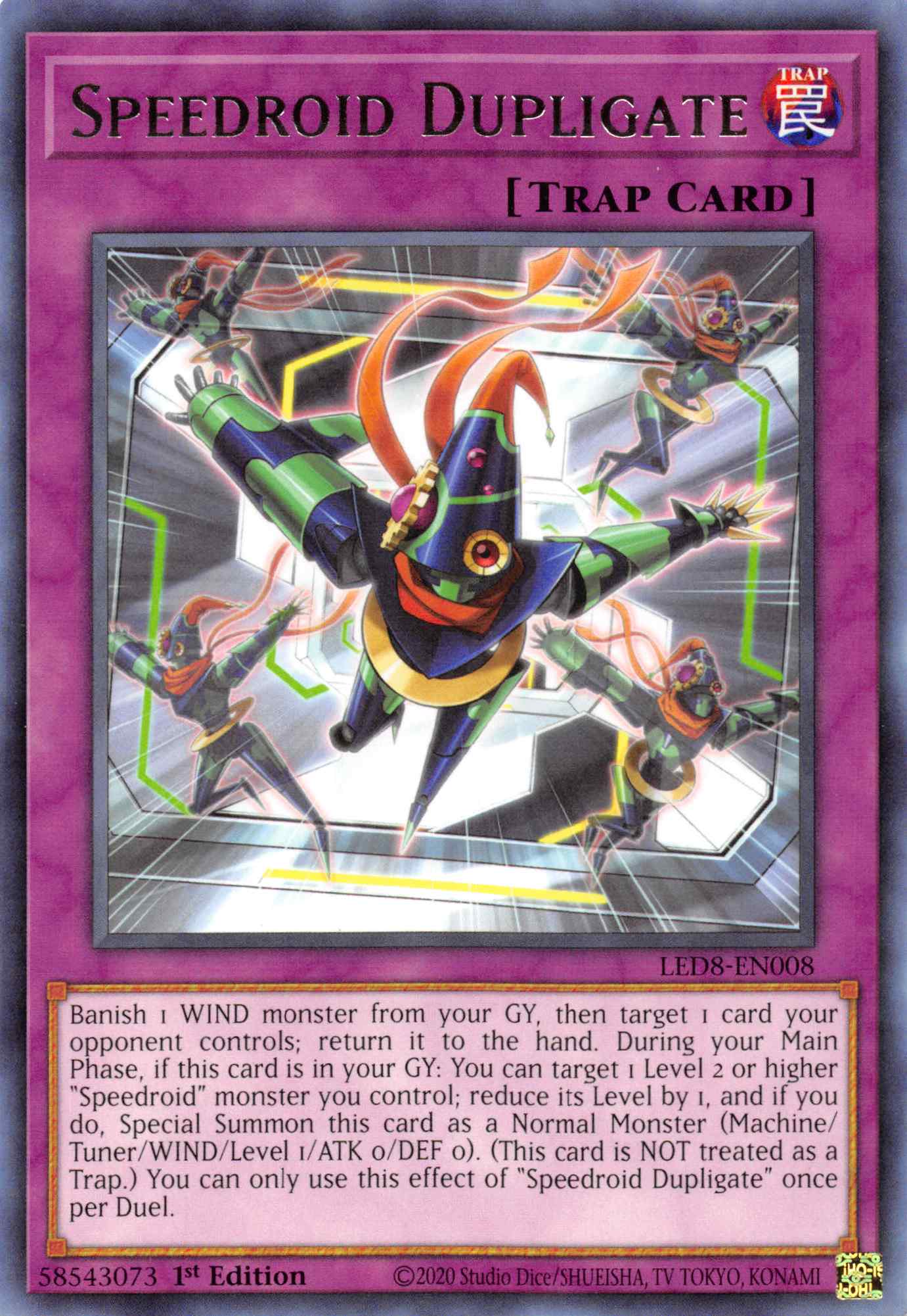 Speedroid Dupligate [LED8-EN008] Rare | Exor Games Dartmouth