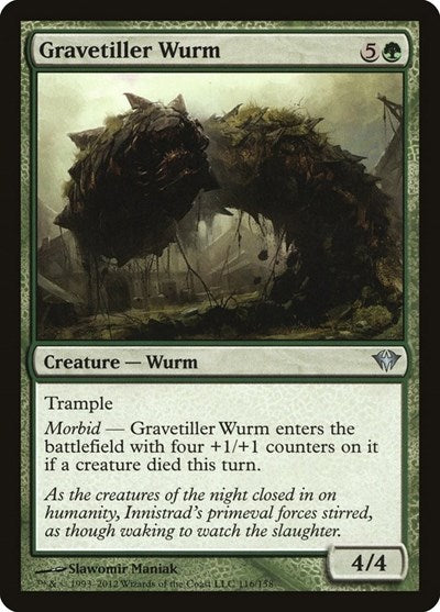 Gravetiller Wurm [Dark Ascension] | Exor Games Dartmouth