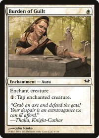 Burden of Guilt [Dark Ascension] | Exor Games Dartmouth