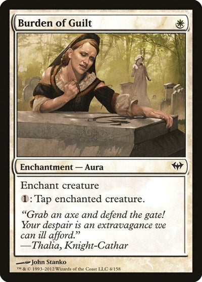 Burden of Guilt [Dark Ascension] | Exor Games Dartmouth