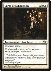 Curse of Exhaustion [Dark Ascension] | Exor Games Dartmouth