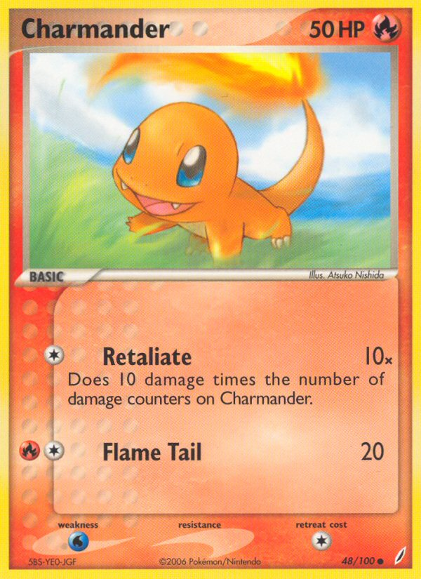 Charmander (48/100) [EX: Crystal Guardians] | Exor Games Dartmouth