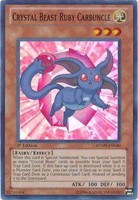 Crystal Beast Ruby Carbuncle [RYMP-EN040] Super Rare | Exor Games Dartmouth