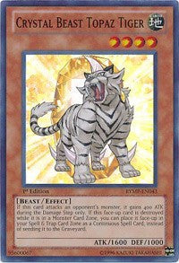 Crystal Beast Topaz Tiger [RYMP-EN043] Super Rare | Exor Games Dartmouth