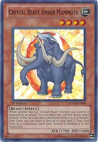 Crystal Beast Amber Mammoth [RYMP-EN044] Super Rare | Exor Games Dartmouth