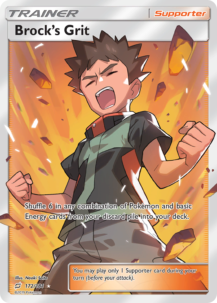 Brock's Grit (172/181) [Sun & Moon: Team Up] | Exor Games Dartmouth