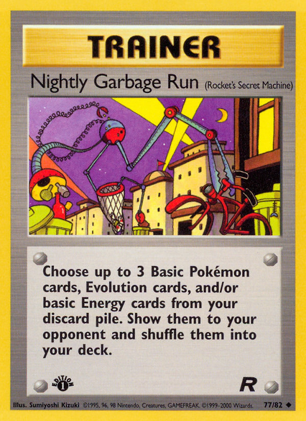 Nightly Garbage Run (77/82) [Team Rocket 1st Edition] | Exor Games Dartmouth