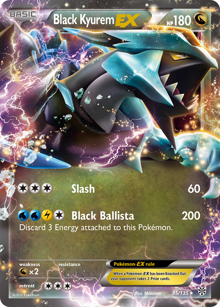 Black Kyurem EX (95/135) [Black & White: Plasma Storm] | Exor Games Dartmouth