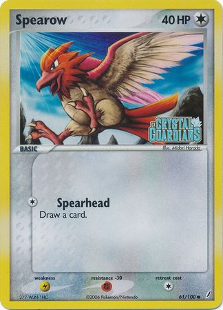 Spearow (61/100) (Stamped) [EX: Crystal Guardians] | Exor Games Dartmouth