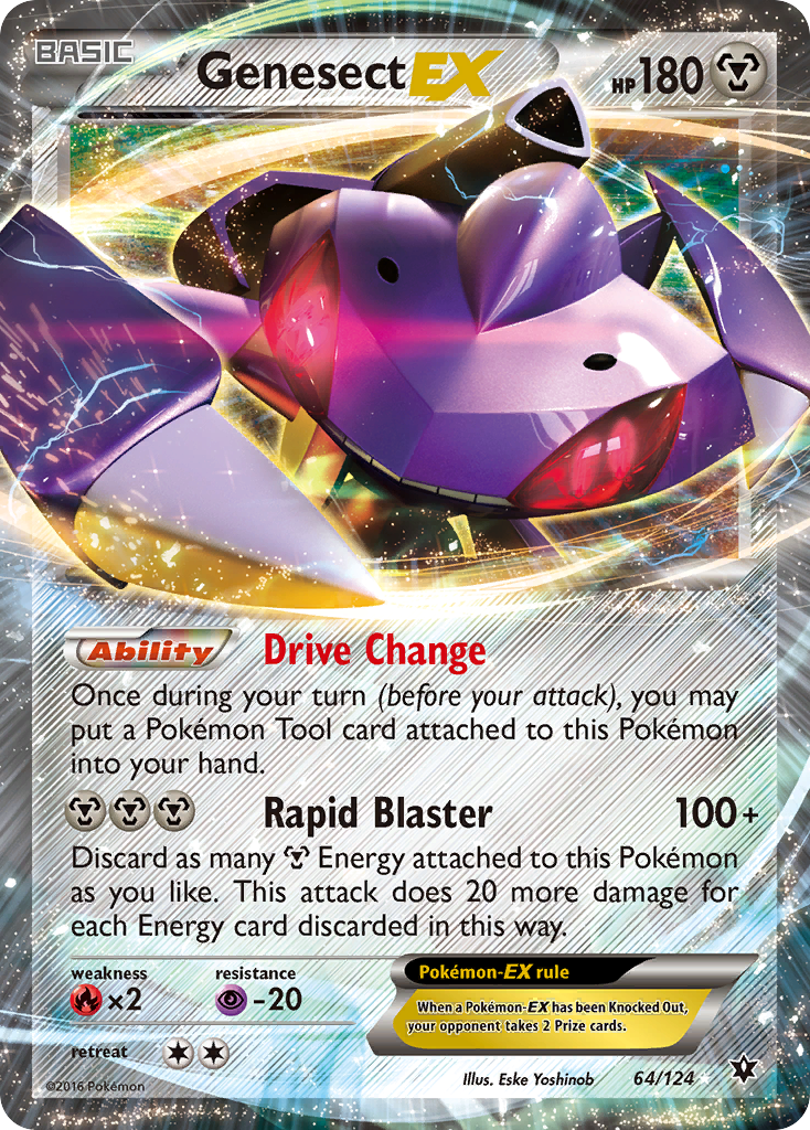 Genesect EX (64/124) [XY: Fates Collide] | Exor Games Dartmouth