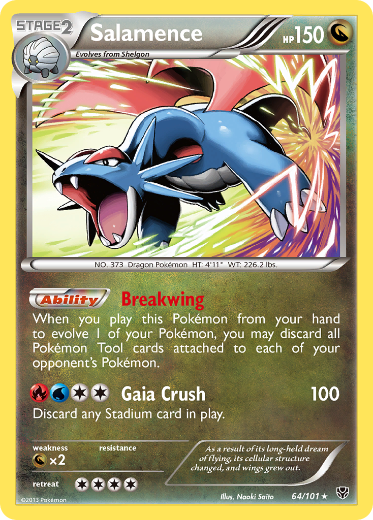 Salamence (64/101) [Black & White: Plasma Blast] | Exor Games Dartmouth