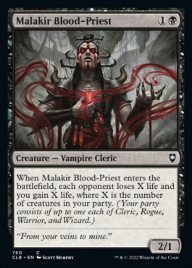 Malakir Blood-Priest [Commander Legends: Battle for Baldur's Gate] | Exor Games Dartmouth