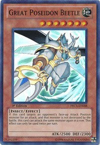 Great Poseidon Beetle [PRC1-EN008] Super Rare | Exor Games Dartmouth