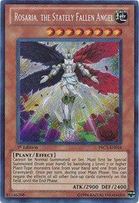 Rosaria, the Stately Fallen Angel [PRC1-EN016] Secret Rare | Exor Games Dartmouth