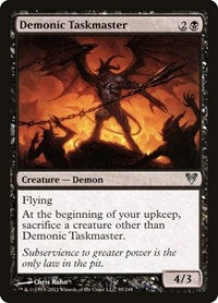 Demonic Taskmaster [Avacyn Restored] | Exor Games Dartmouth