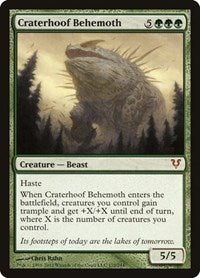 Craterhoof Behemoth [Avacyn Restored] | Exor Games Dartmouth